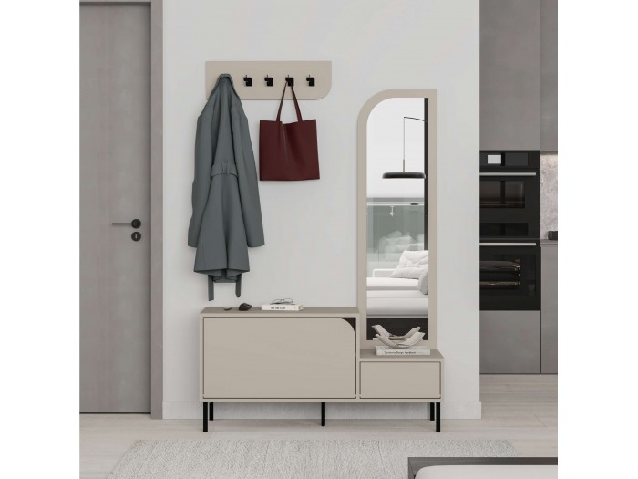 Портманто MILA (пясъчно)